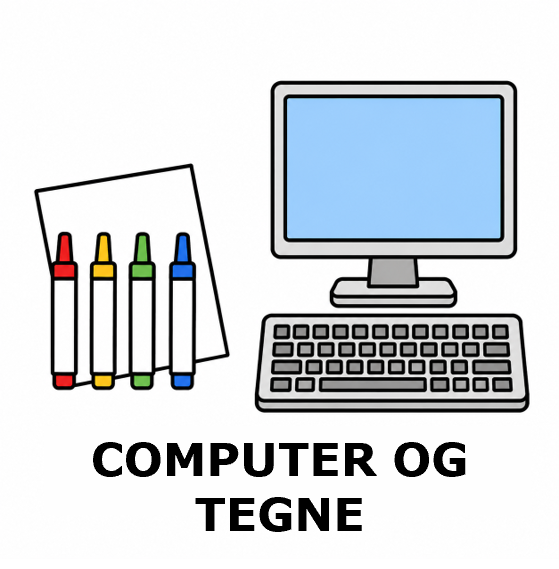 Computer Tegner PictoPartner – Piktogrammer, personalekort og visuel kommunikation
